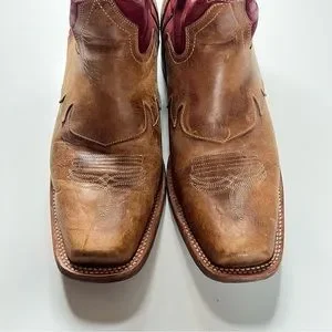 J.B. Dillon Cooper Men’s Western Square Toe Cowboy Boot Leather Tan Red 13D J.B. Dillon | Shoes | Jb Dillon Cooper Mens Western Square  main image 4